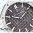 Реплика часов Audemars Piguet Royal Oak 41mm 15500 Stainless steel Top-tier Копия один в один Grey Textured Dial Stainless steel Bracelet V2
