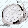 Реплика часов Panerai PAM1394 Luminor Marina 42mm Top-tier Копия один в один White Dial on Brown Asso Strap P.9010 Clone
