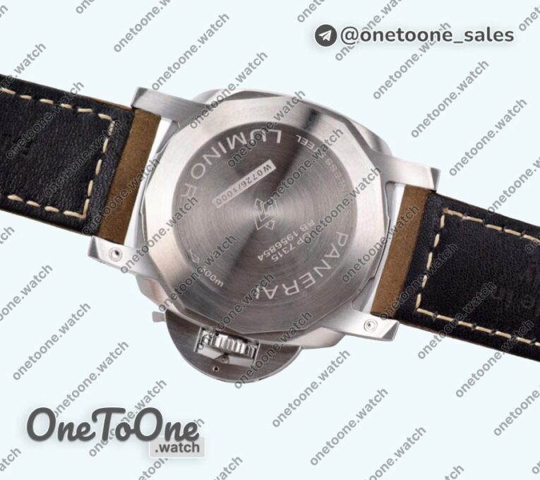 Реплика часов Panerai PAM1394 Luminor Marina 42mm Top-tier Копия один в один White Dial on Brown Asso Strap P.9010 Clone