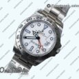 Реплика часов Rolex Explorer II 216570 Stainless steel/Stainless steel Black&White CHS