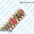 Реплика часов Rolex DayDate 40mm Fluted Yellow gold Gold&Silver Dials Roman Marker Bracelet