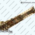 Реплика часов Rolex DayDate 36mm Diamonds Bezel Pres Yellow gold Gold Dial Stick Marker Bracelet