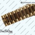 Реплика часов Rolex DayDate 36mm Diamonds Bezel Pres Yellow gold Gold Dial Stick Marker Bracelet