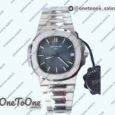 Реплика часов Patek Philippe Nautilus 5711/1A Top-tier Копия один в один Blue Textured Dial Stainless steel Bracelet 324CS V4