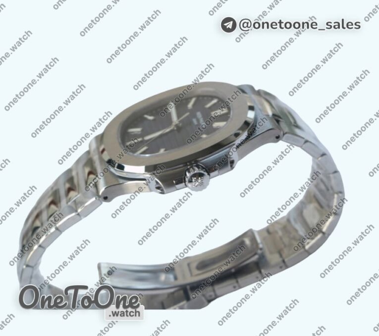 Реплика часов Patek Philippe Nautilus 5711/1A Top-tier Копия один в один Blue Textured Dial Stainless steel Bracelet 324CS V4