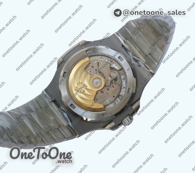Реплика часов Patek Philippe Nautilus 5711/1A Top-tier Копия один в один Blue Textured Dial Stainless steel Bracelet 324CS V4