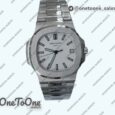 Реплика часов Patek Philippe Nautilus 5711/1A Top-tier Копия один в один White Textured Dial Stainless steel Bracelet 324CS V4