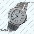 Реплика часов Patek Philippe Nautilus 5711/1A Top-tier Копия один в один White Textured Dial Stainless steel Bracelet 324CS V4