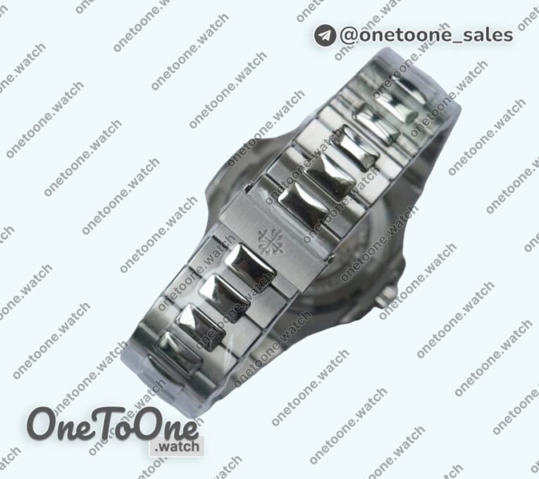 Реплика часов Patek Philippe Nautilus 5711/1A Top-tier Копия один в один White Textured Dial Stainless steel Bracelet 324CS V4