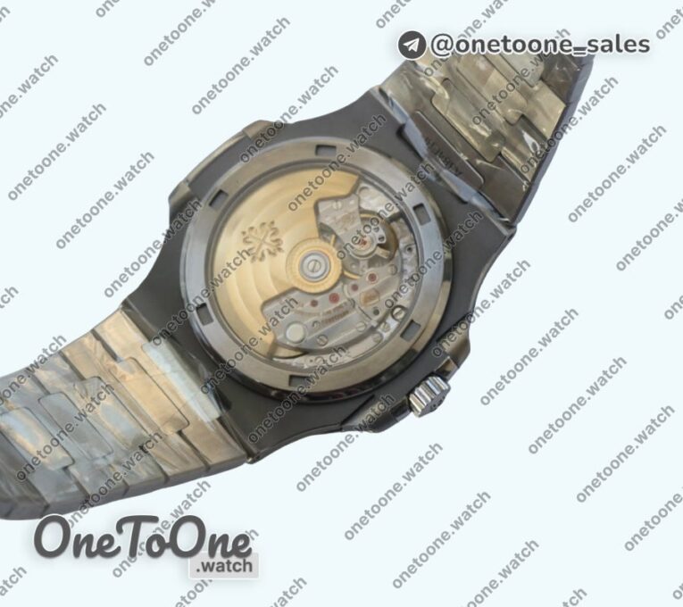 Реплика часов Patek Philippe Nautilus 5711/1A Top-tier Копия один в один Grey Textured Dial Stainless steel Bracelet 324CS V4
