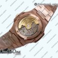Реплика часов Patek Philippe Nautilus 5711/1R Top-tier Копия один в один White Textured Dial Rose gold Bracelet 324CS