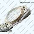 Реплика часов Rolex DateJust 41mm Fluted Bezel Stainless steel MOP Dial Diamonds Marker Jubilee Bracelet