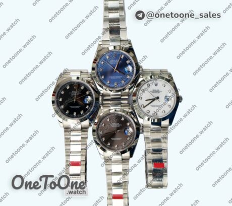 Реплика часов Rolex Datejust 41 Smooth Bezel Stainless steel 904L Steel Top-tier Копия один в один 4 Dials Oyster Bracelet