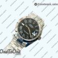 Реплика часов Rolex Datejust 41 Fluted Bezel Stainless steel 904L Steel Best Editio Black&Grey Dials Roman Marker Oyster Bracelet
