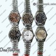 Реплика часов Rolex DateJust 41mm Fluted Bezel Stainless steel 6 Dials Stick Marker Jubilee Bracelet
