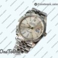 Реплика часов Rolex DateJust 41mm Fluted Bezel Stainless steel 6 Dials Stick Marker Jubilee Bracelet