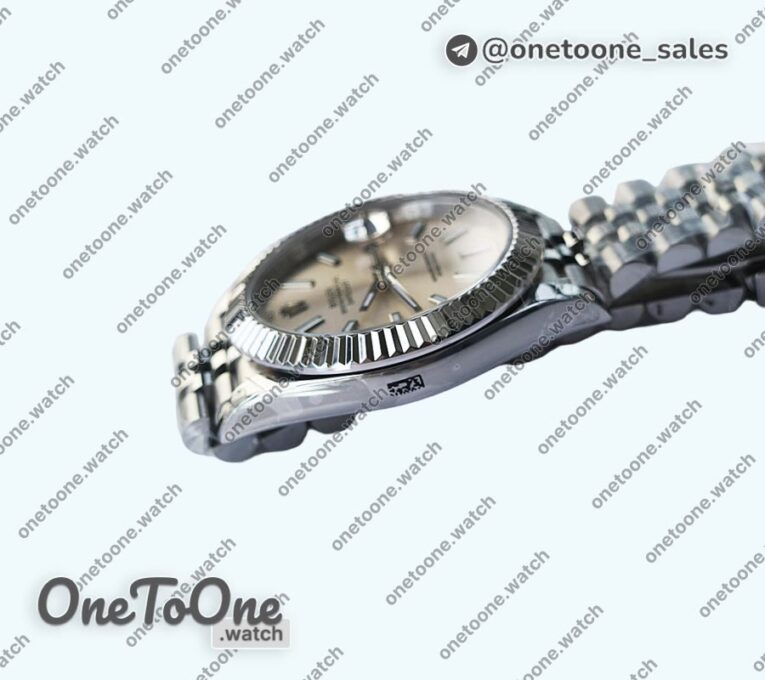 Реплика часов Rolex DateJust 41mm Fluted Bezel Stainless steel 6 Dials Stick Marker Jubilee Bracelet