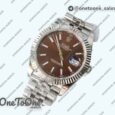 Реплика часов Rolex DateJust 41mm Fluted Bezel Stainless steel 6 Dials Stick Marker Jubilee Bracelet