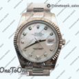 Реплика часов Rolex DateJust 41mm Fluted Bezel Stainless steel 5 Dials Diamonds Marker Oyster Bracelet