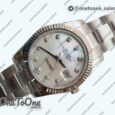 Реплика часов Rolex DateJust 41mm Fluted Bezel Stainless steel 5 Dials Diamonds Marker Oyster Bracelet