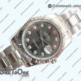 Реплика часов Rolex DateJust 41mm Fluted Bezel Stainless steel 5 Dials Diamonds Marker Oyster Bracelet