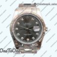 Реплика часов Rolex DateJust 41mm Fluted Bezel Stainless steel 5 Dials Diamonds Marker Oyster Bracelet