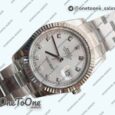 Реплика часов Rolex DateJust 41mm Fluted Bezel Stainless steel 5 Dials Diamonds Marker Oyster Bracelet
