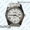 Реплика часов Rolex DateJust 41mm Stainless steel White Dial Roman Marker Jubilee Bracelet