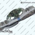 Реплика часов Rolex Milgauss 116400 GV Green Sapphire 904L Top-tier Копия один в один Black Dial Stainless steel Bracelet D