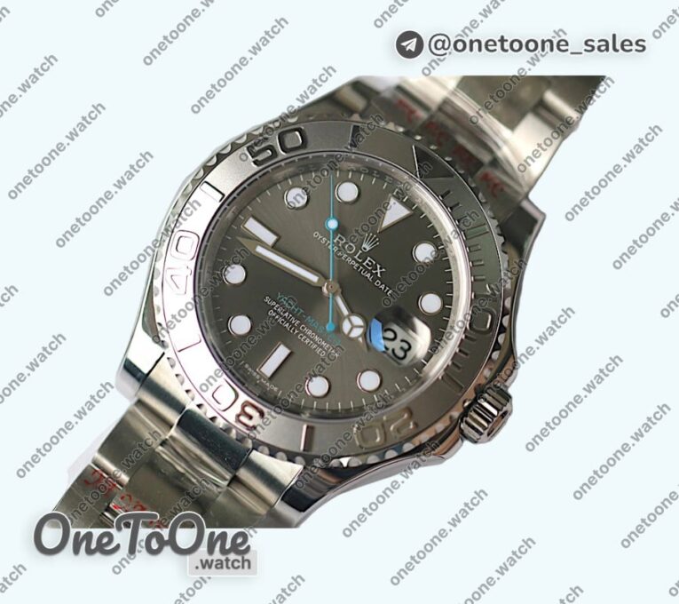 Реплика часов Rolex Yacht-Master 116622 Top-tier Копия один в один 316L Steel Grey Dial Stainless steel Bracelet