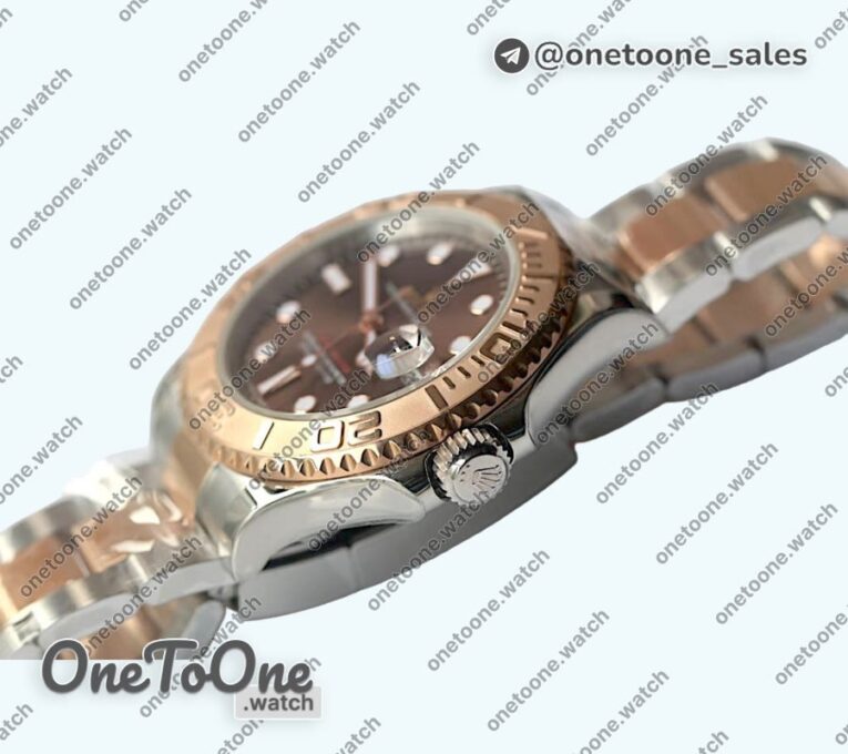 Реплика часов Rolex Yacht-Master 116622 Top-tier Копия один в один 316L Steel Brown Dial Stainless steel Bracelet