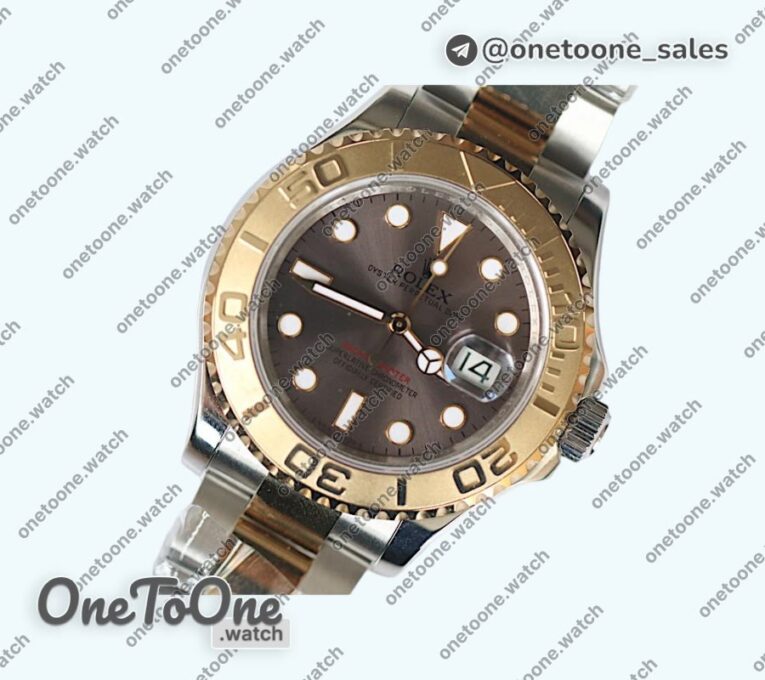 Реплика часов Rolex Yacht-Master 116622 Top-tier Копия один в один 316L Steel Grey&Blue&Gold Dials Stainless steel Bracelet