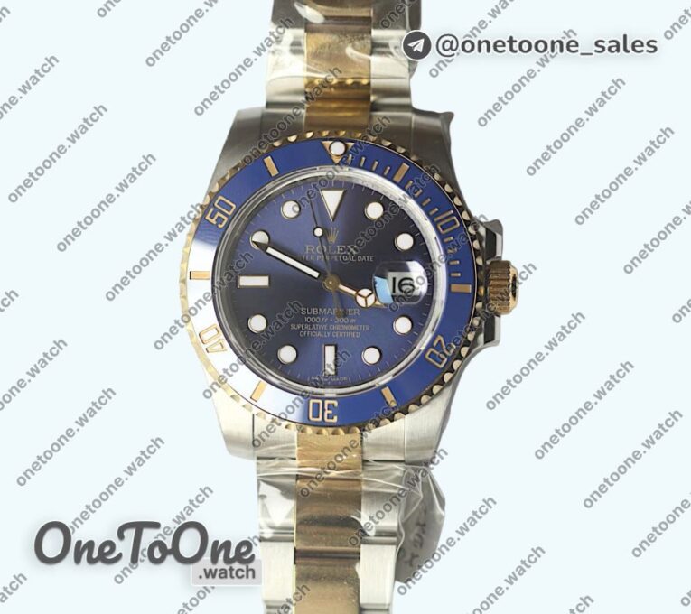 Реплика часов Rolex Submariner 126613LB Yellow gold/Stainless steel Blue Dial Bracelet