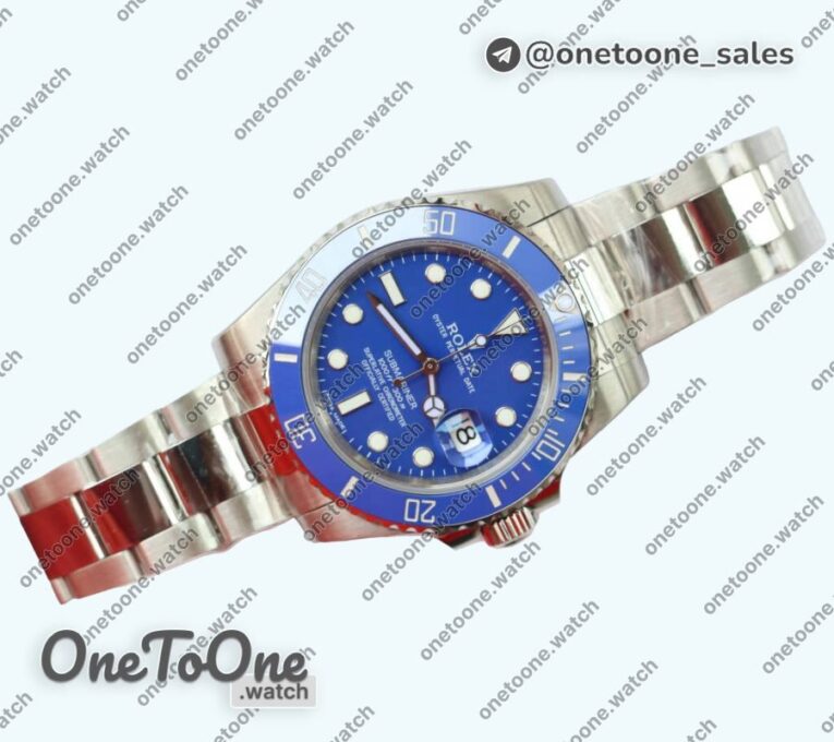 Реплика часов Rolex Submariner 116619LN Stainless steel/Stainless steel Blue Dial Bracelet