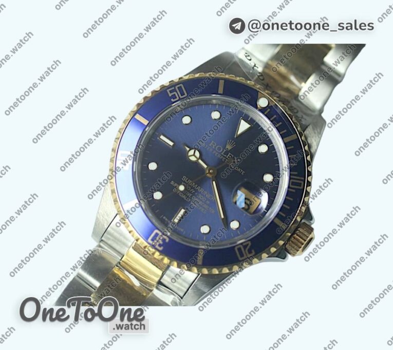 Реплика часов Rolex Submariner 16613LB Stainless steel/Yellow gold Blue Dial Bracelet