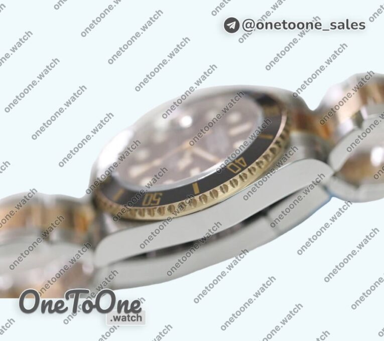 Реплика часов Rolex Submariner 126613LN Yellow gold/Stainless steel Black Dial Bracelet