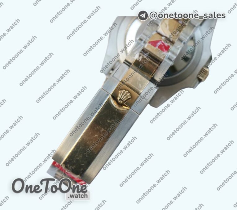 Реплика часов Rolex Submariner 116613LN 904L Yellow gold/Stainless steel Black&Blue Bracelet V2