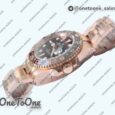 Реплика часов Rolex T-Master II 126715 CHNR Black/Brown Ceramic Rose gold Black Dial Top-tier Копия один в один CHS