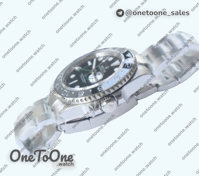 Реплика часов Rolex T-Master II 126710LN Black Ceramic Stainless steel Black Dial Top-tier Копия один в один CHS
