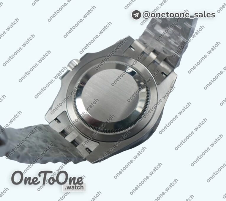 Реплика часов Rolex T-Master II 126710BLNR Black/Blue Ceramic Stainless steel Black Dial Top-tier Копия один в один Jubilee