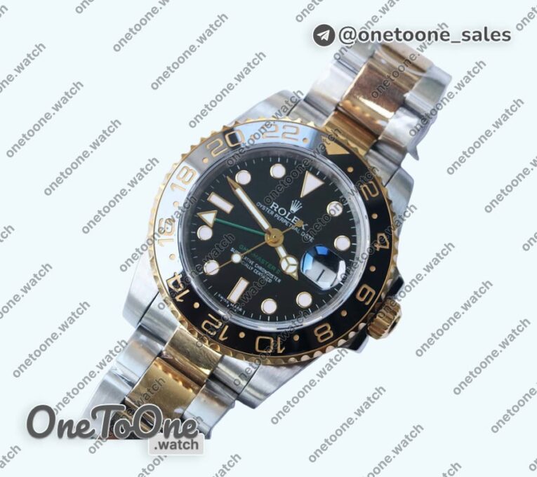 Реплика часов Rolex T-Master II 126713LN Black Ceramic Black Dial Top-tier Копия один в один CHS