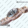 Реплика часов Rolex T-Master II 126715 CHNR Black/Brown Ceramic Rose gold Black Dial Top-tier Копия один в один CHS