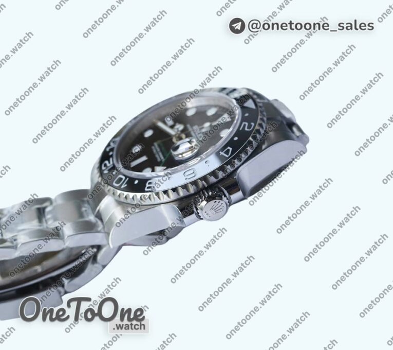 Реплика часов Rolex T-Master II 126710LN Ceramic Stainless steel Black Dial Top-tier Копия один в один CHS