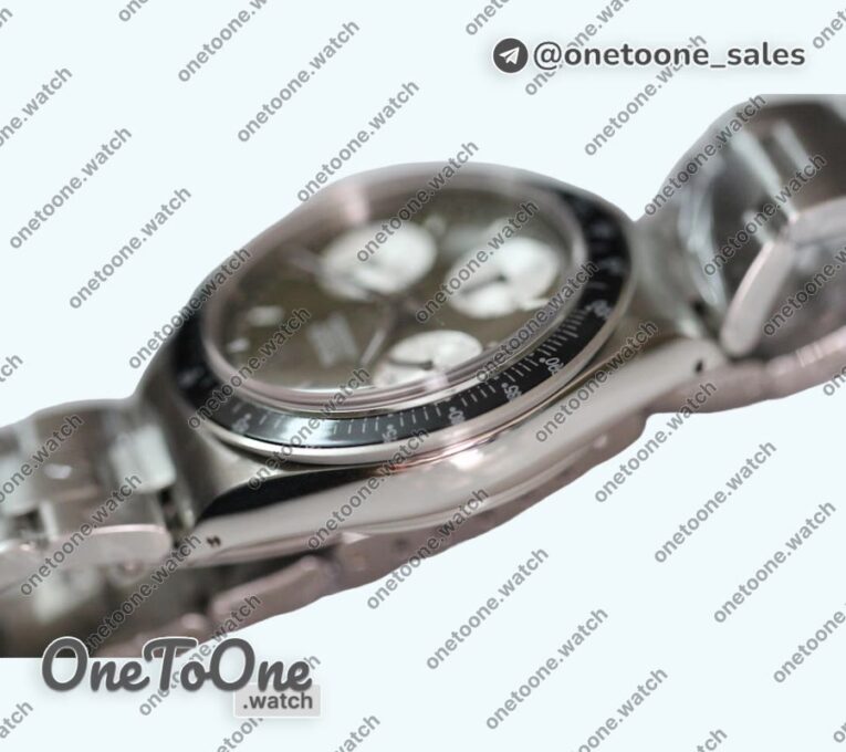 Реплика часов Rolex Daytona 6263 Black Bezel Stainless steel Black Dial Asian Venus 75