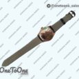 Реплика часов Rolex Cellini Date 39mm Rose gold Black&White Dials Leather Asia 3165 Mod