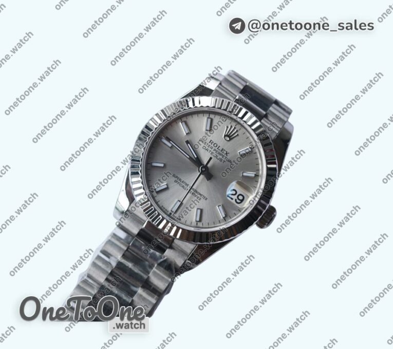 Реплика часов Rolex DateJust 31mm Stainless steel Fluted Pres 4 Dials Stick Bracelet
