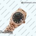 Реплика часов Rolex DateJust 31mm Rose gold Diamonds Bezel MOP Dials Diamonds Marker Bracelet