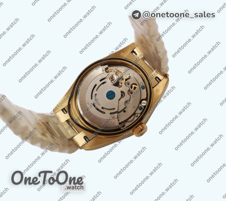 Реплика часов Rolex DateJust 31mm Yellow gold Diamonds Bezel 4 Dials Diamonds Marker Bracelet