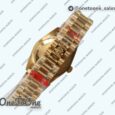 Реплика часов Rolex DateJust 31mm Yellow gold Diamonds Bezel 4 Dials Diamonds Marker Bracelet