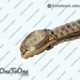 Реплика часов Rolex DateJust 31mm Yellow gold Diamonds Bezel 5 Dials Roman Marker Bracelet